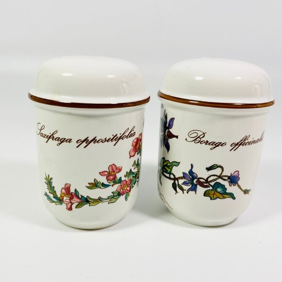 Villeroy & Boch Botanica Salt and Pepper Shaker Set with Stoppers-Vintage - Picture 3 of 6